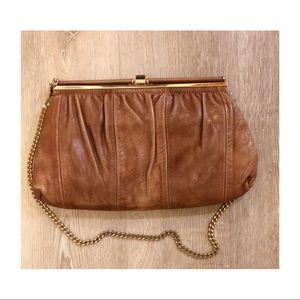 Vintage leather (1970s) handbag